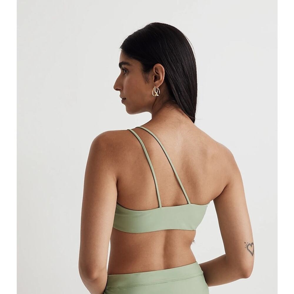 Madewell Double-Strap One-Shoulder Bikini Top Size XXS NWT - Picture 4 of 10
